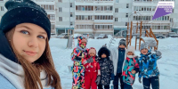 В Заинске прошла зимняя смена «Лагерь моего двора» - Заинский район